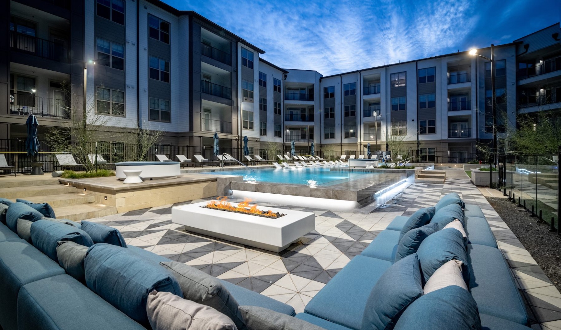 Resort-style pool